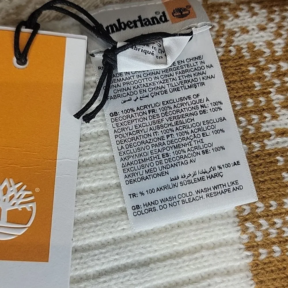 Timberland Plaid Scarf